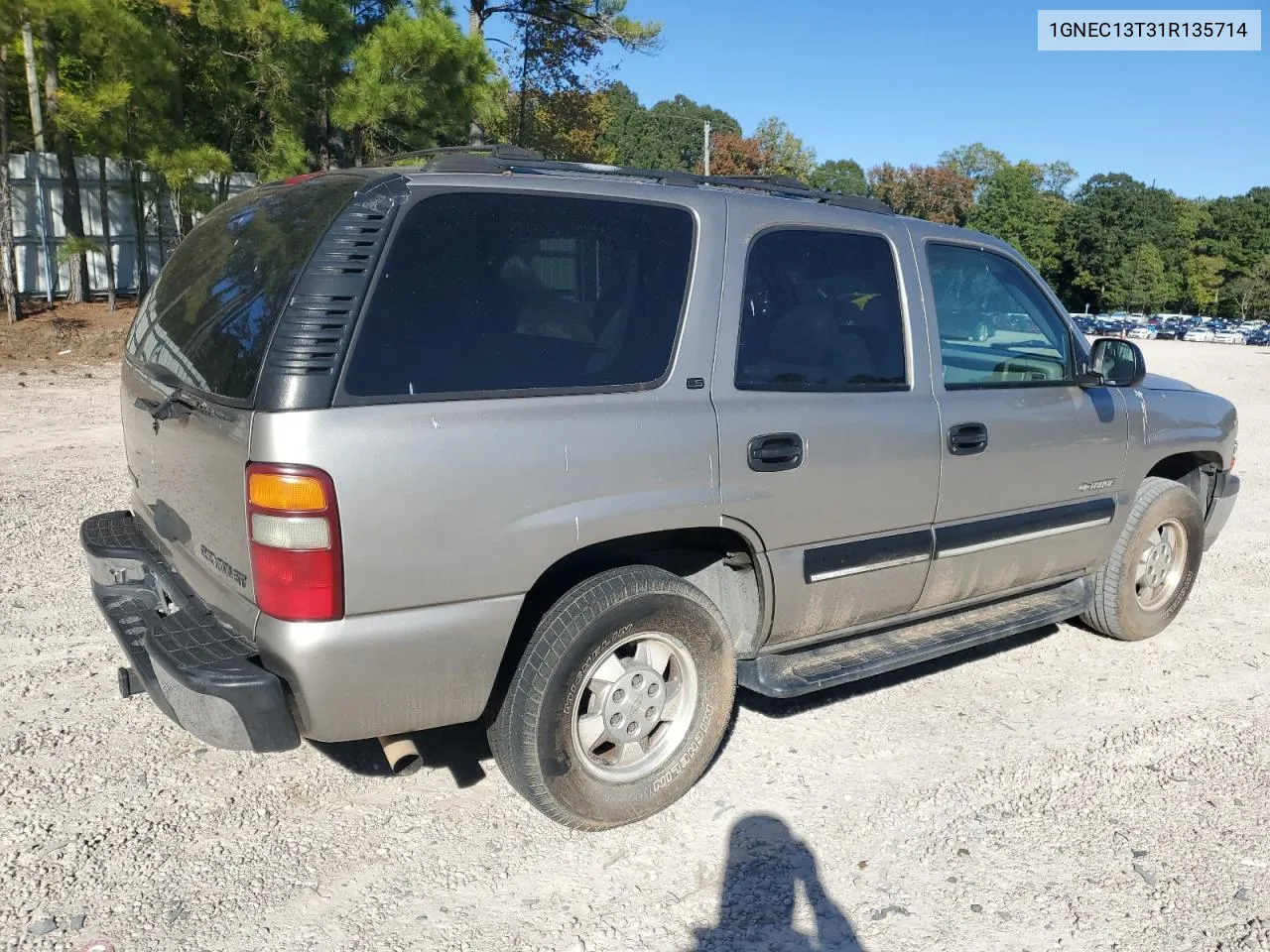 1GNEC13T31R135714 2001 Chevrolet Tahoe C1500