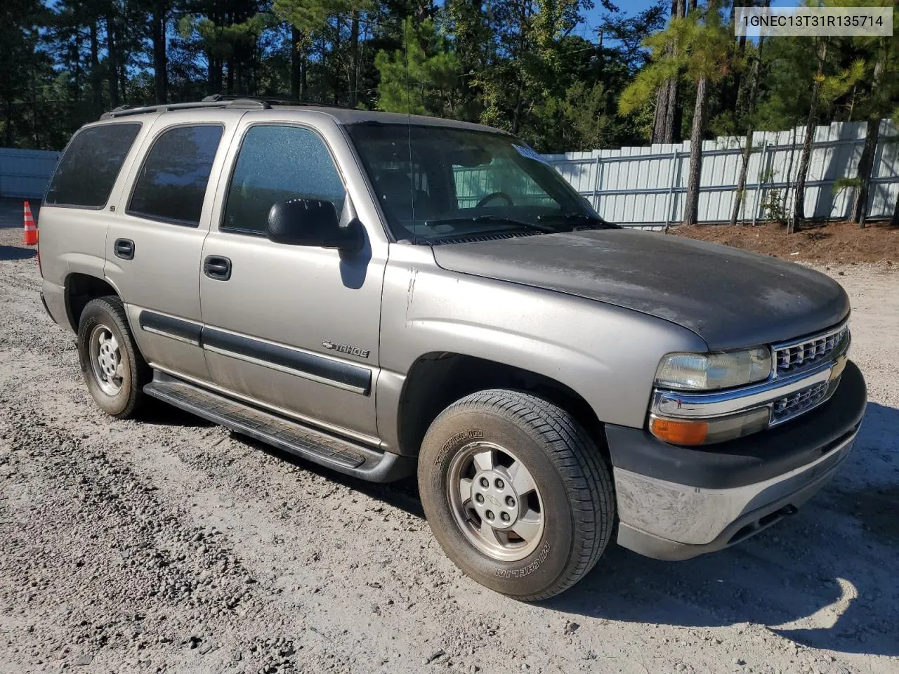 1GNEC13T31R135714 2001 Chevrolet Tahoe C1500