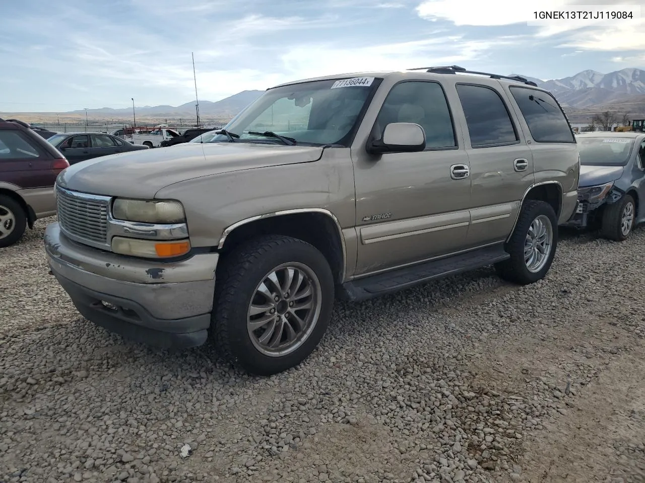 2001 Chevrolet Tahoe K1500 VIN: 1GNEK13T21J119084 Lot: 77136044