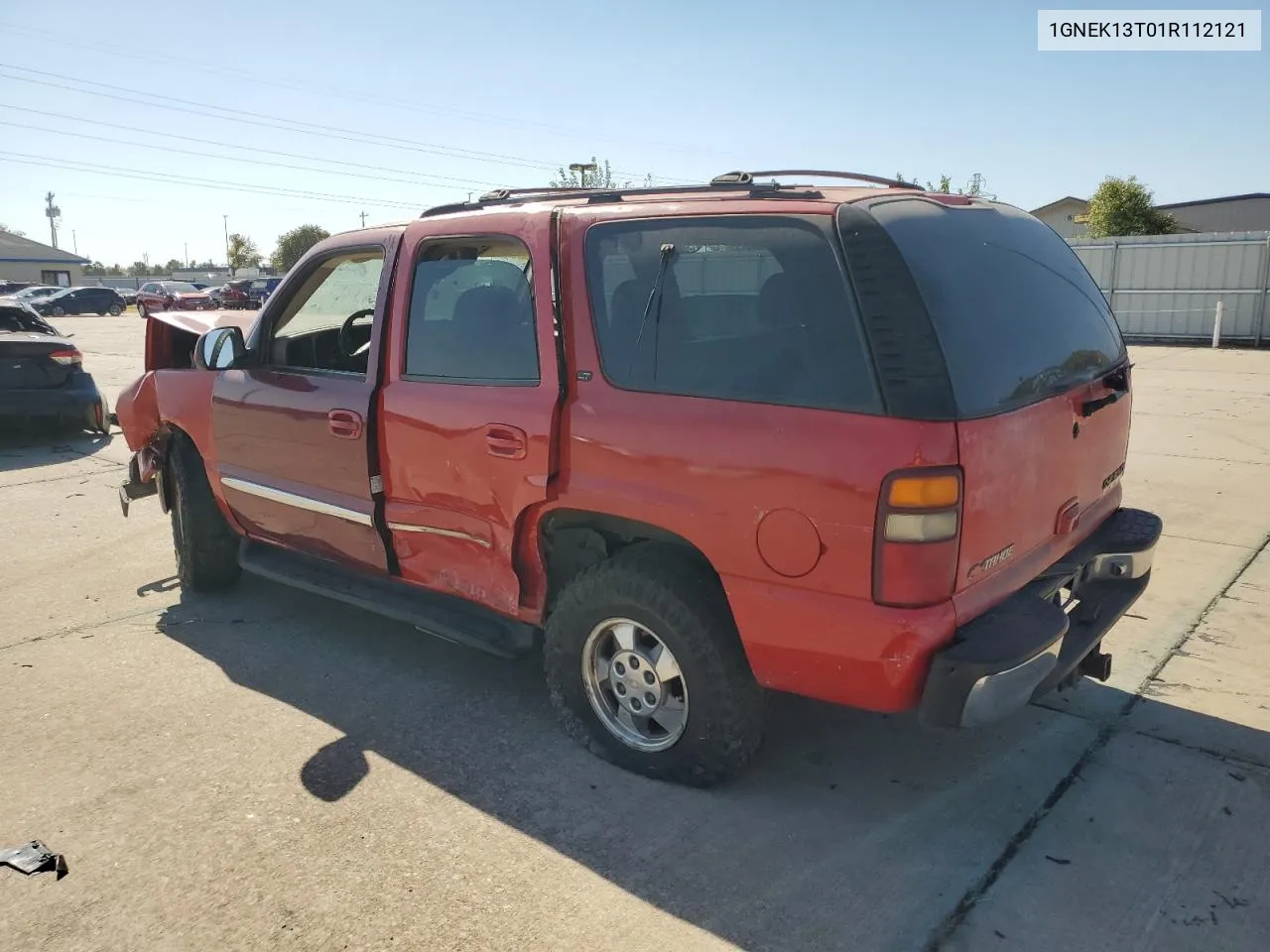 2001 Chevrolet Tahoe K1500 VIN: 1GNEK13T01R112121 Lot: 77576174