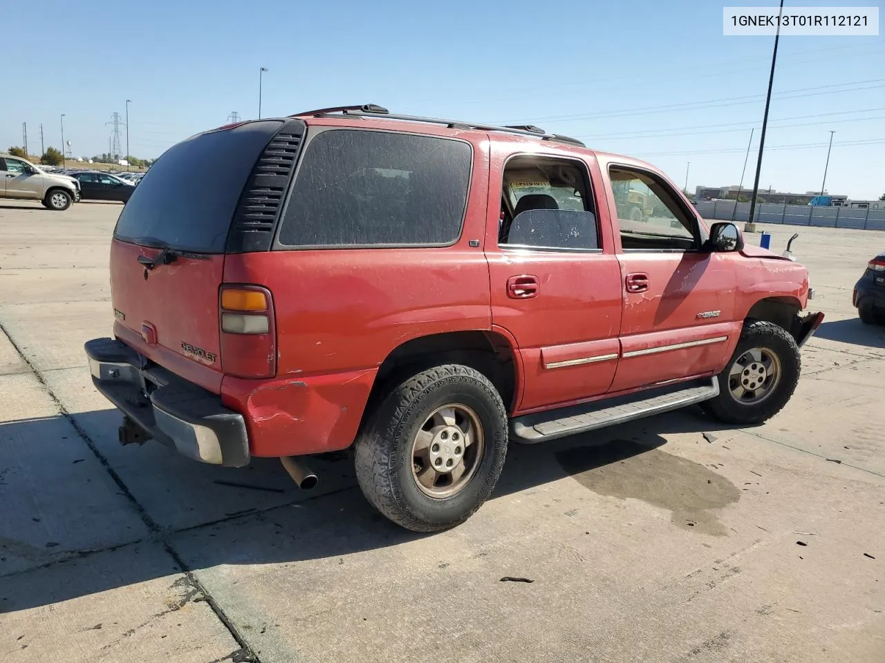 2001 Chevrolet Tahoe K1500 VIN: 1GNEK13T01R112121 Lot: 77576174