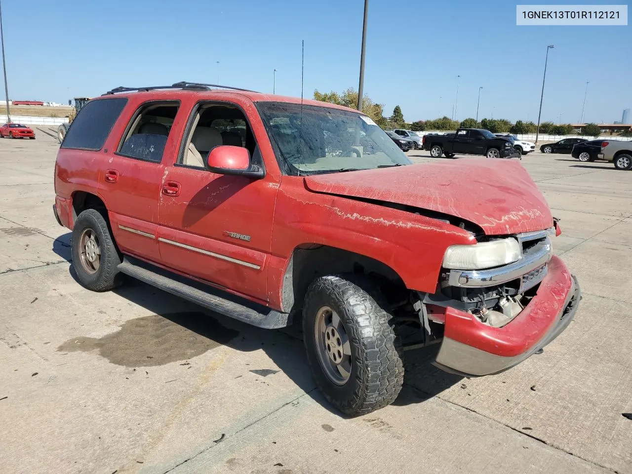 2001 Chevrolet Tahoe K1500 VIN: 1GNEK13T01R112121 Lot: 77576174