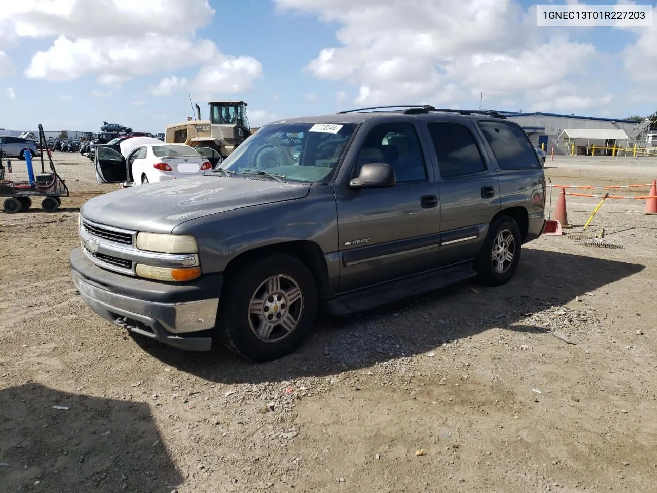 2001 Chevrolet Tahoe C1500 VIN: 1GNEC13T01R227203 Lot: 77730544