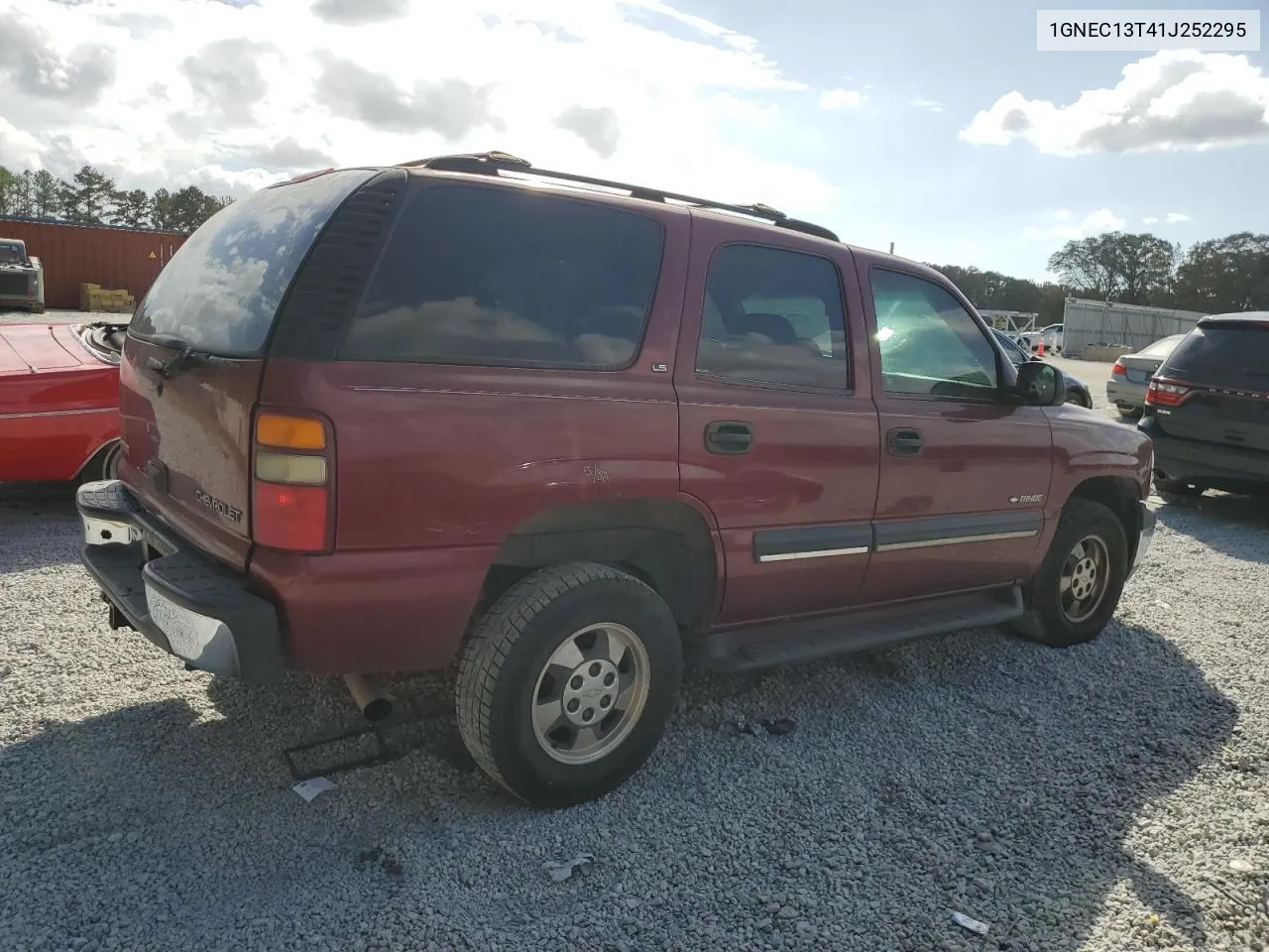 2001 Chevrolet Tahoe C1500 VIN: 1GNEC13T41J252295 Lot: 78057644