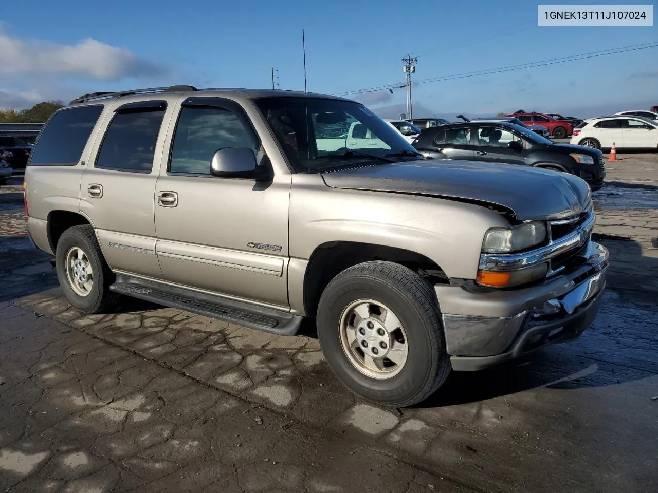 2001 Chevrolet Tahoe K1500 VIN: 1GNEK13T11J107024 Lot: 78362074