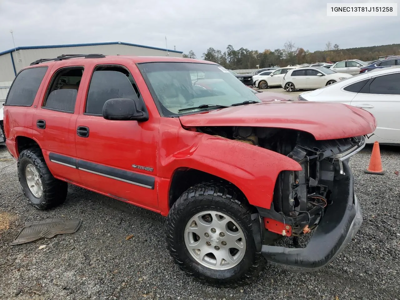 2001 Chevrolet Tahoe C1500 VIN: 1GNEC13T81J151258 Lot: 78869254