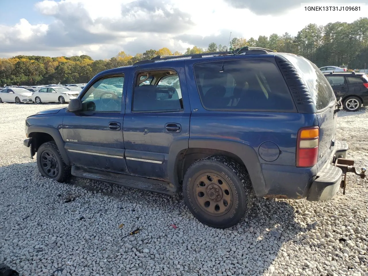 2001 Chevrolet Tahoe K1500 VIN: 1GNEK13T31J109681 Lot: 80257704