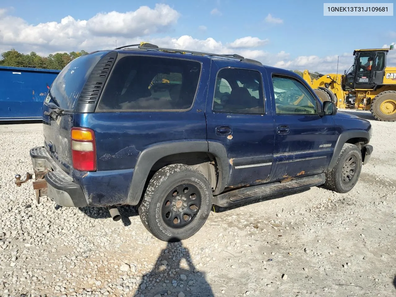 2001 Chevrolet Tahoe K1500 VIN: 1GNEK13T31J109681 Lot: 80257704