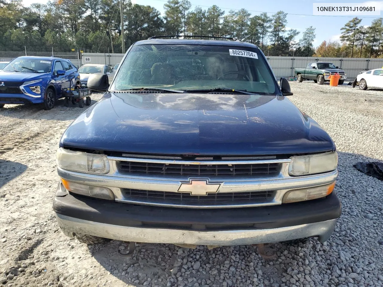 2001 Chevrolet Tahoe K1500 VIN: 1GNEK13T31J109681 Lot: 80257704