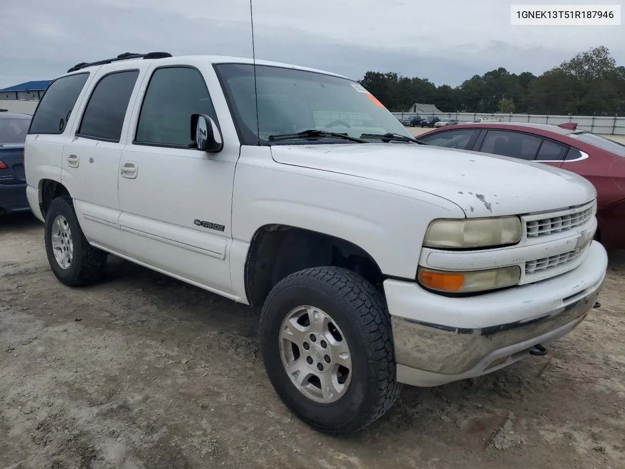 2001 Chevrolet Tahoe K1500 VIN: 1GNEK13T51R187946 Lot: 80331394