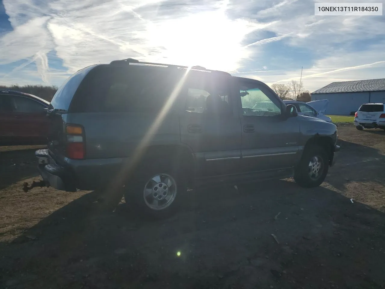 2001 Chevrolet Tahoe K1500 VIN: 1GNEK13T11R184350 Lot: 80535664