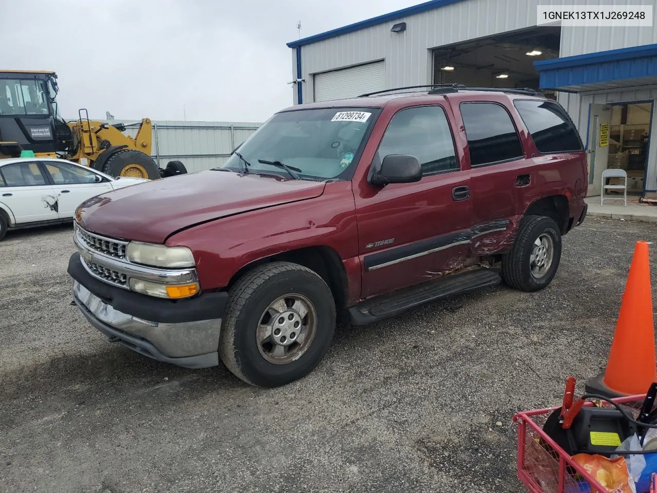 2001 Chevrolet Tahoe K1500 VIN: 1GNEK13TX1J269248 Lot: 81299734