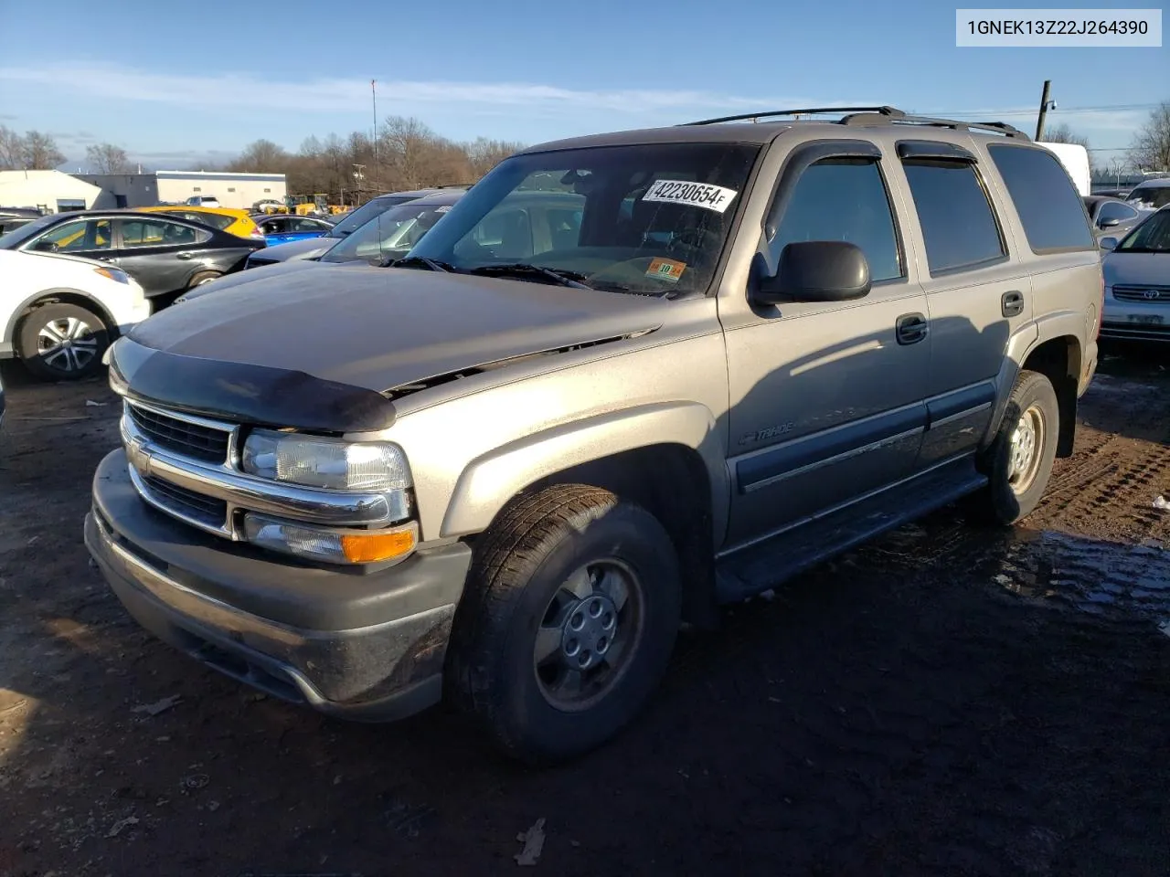 2002 Chevrolet Tahoe K1500 VIN: 1GNEK13Z22J264390 Lot: 42230654