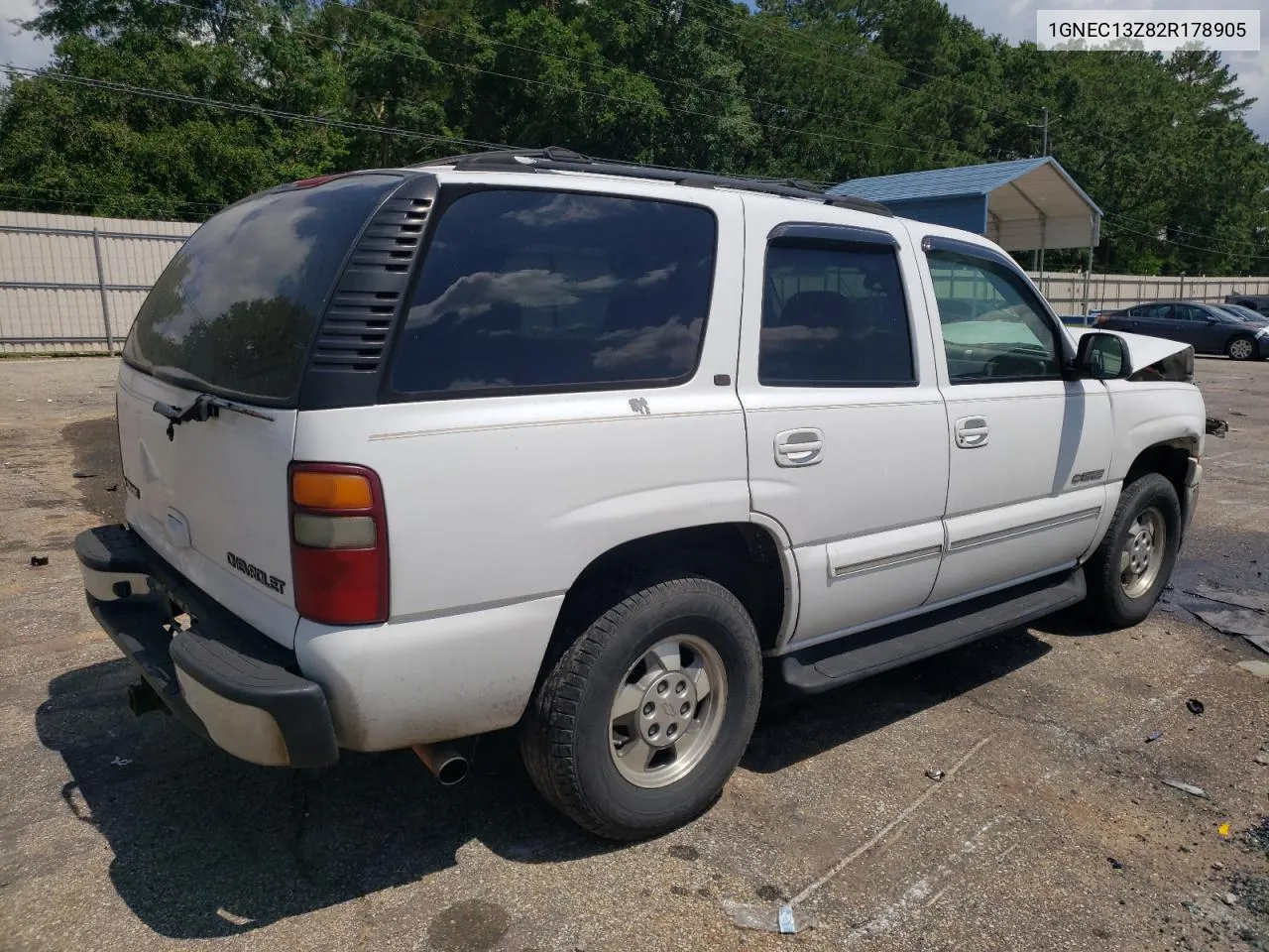 2002 Chevrolet Tahoe C1500 VIN: 1GNEC13Z82R178905 Lot: 56430204