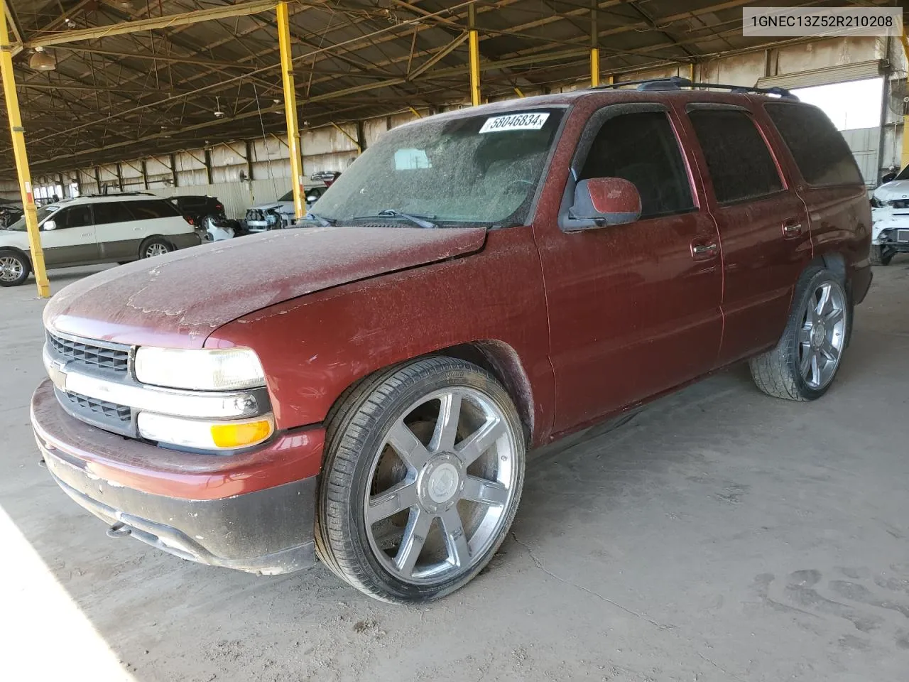 2002 Chevrolet Tahoe C1500 VIN: 1GNEC13Z52R210208 Lot: 58046834