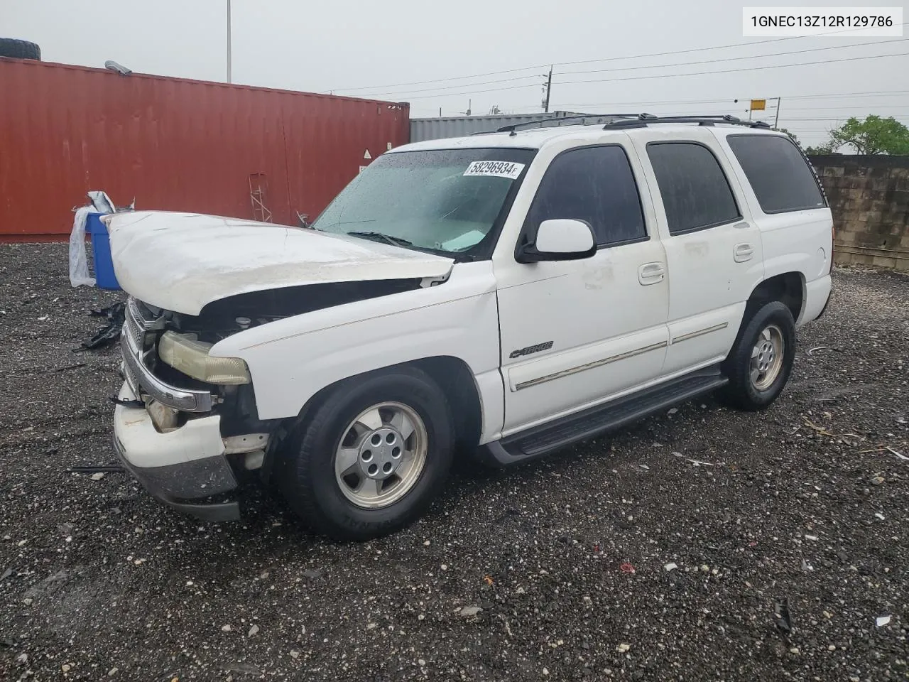 2002 Chevrolet Tahoe C1500 VIN: 1GNEC13Z12R129786 Lot: 67407194