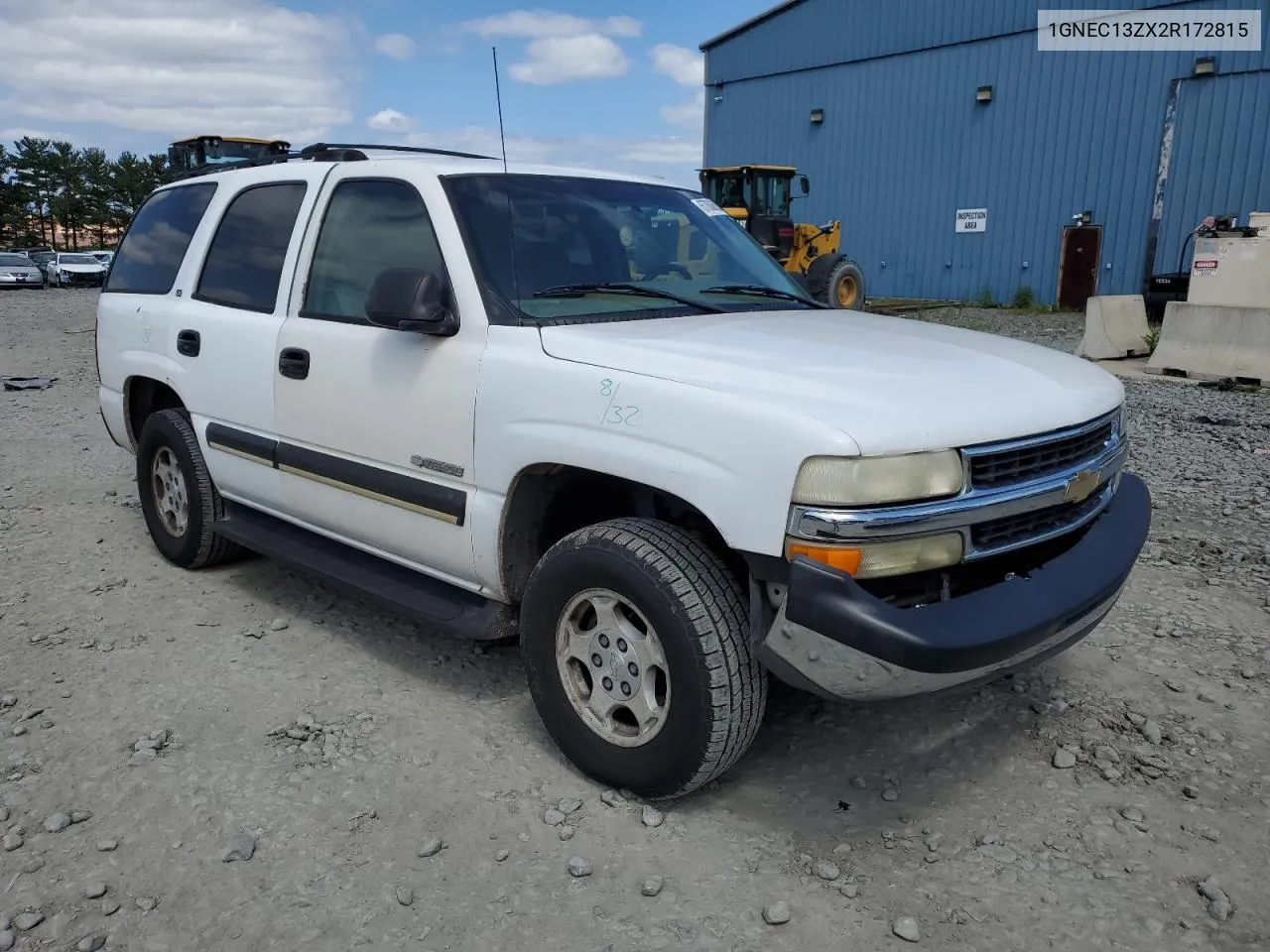 2002 Chevrolet Tahoe C1500 VIN: 1GNEC13ZX2R172815 Lot: 67888624