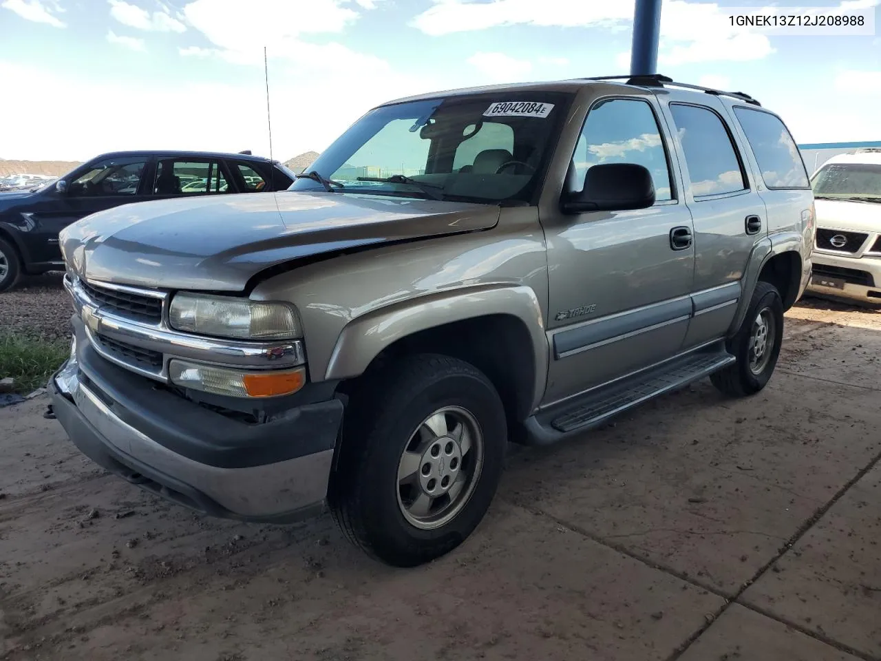 2002 Chevrolet Tahoe K1500 VIN: 1GNEK13Z12J208988 Lot: 69042084