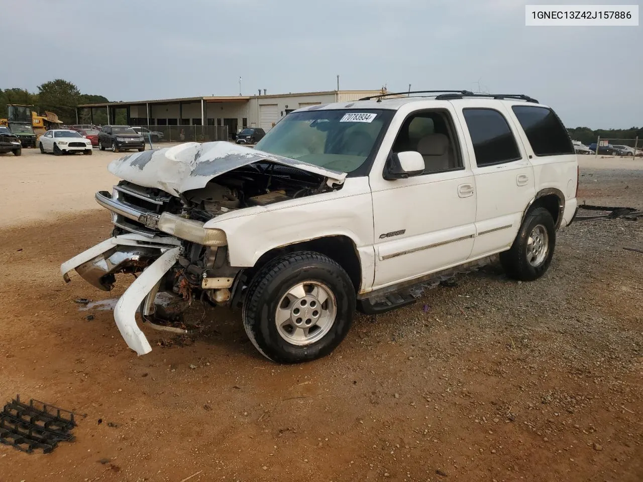 2002 Chevrolet Tahoe C1500 VIN: 1GNEC13Z42J157886 Lot: 70783934