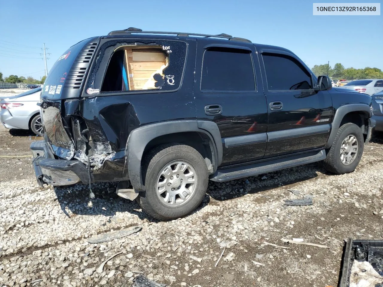 2002 Chevrolet Tahoe C1500 VIN: 1GNEC13Z92R165368 Lot: 70970424