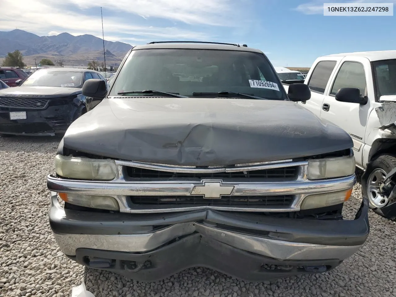 2002 Chevrolet Tahoe K1500 VIN: 1GNEK13Z62J247298 Lot: 71092694