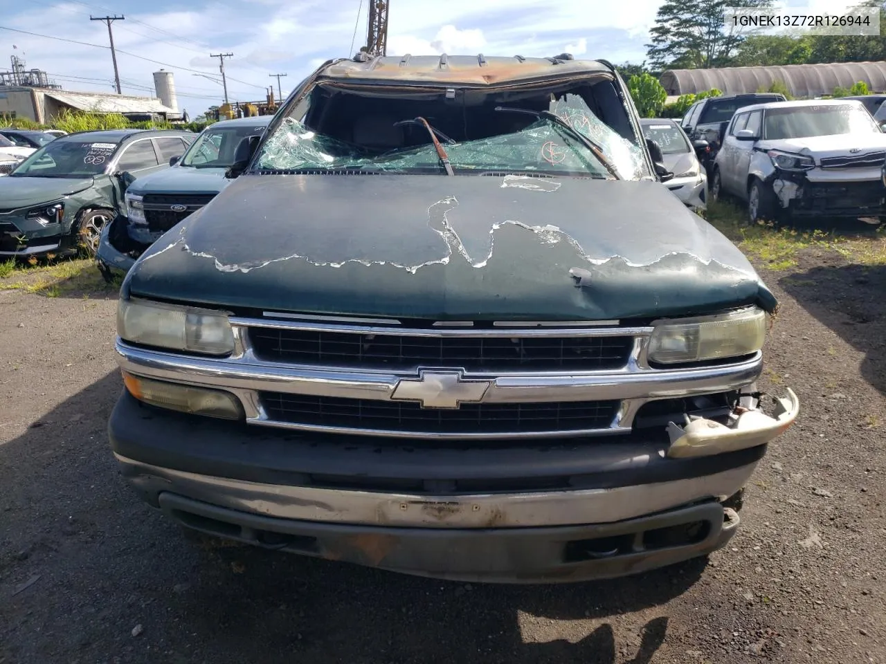 2002 Chevrolet Tahoe K1500 VIN: 1GNEK13Z72R126944 Lot: 71868704