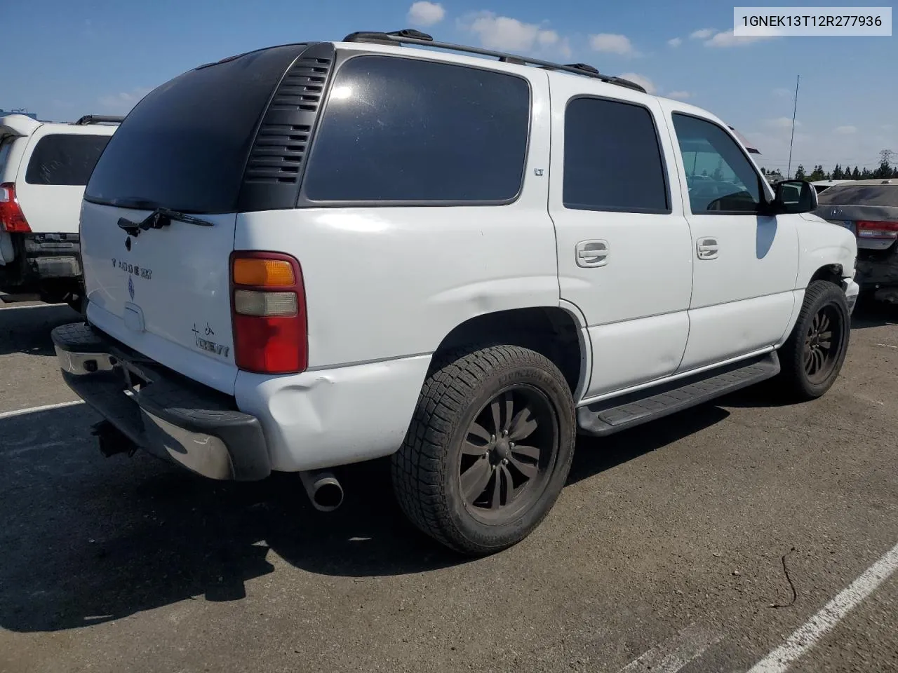 2002 Chevrolet Tahoe K1500 VIN: 1GNEK13T12R277936 Lot: 72358604