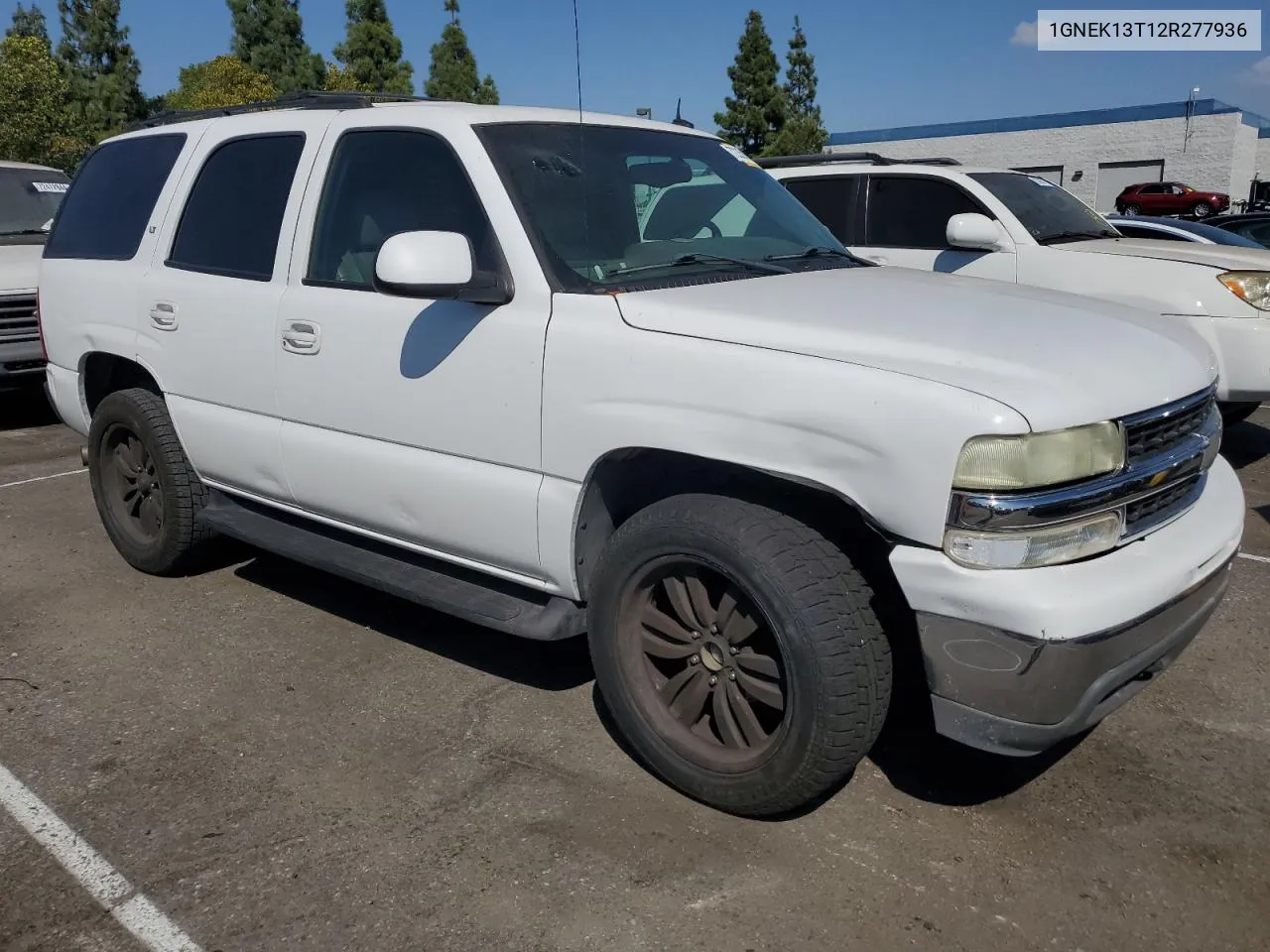 2002 Chevrolet Tahoe K1500 VIN: 1GNEK13T12R277936 Lot: 72358604