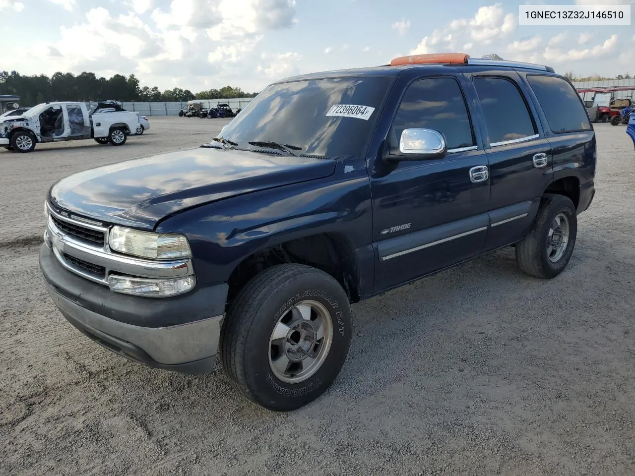 2002 Chevrolet Tahoe C1500 VIN: 1GNEC13Z32J146510 Lot: 72396064