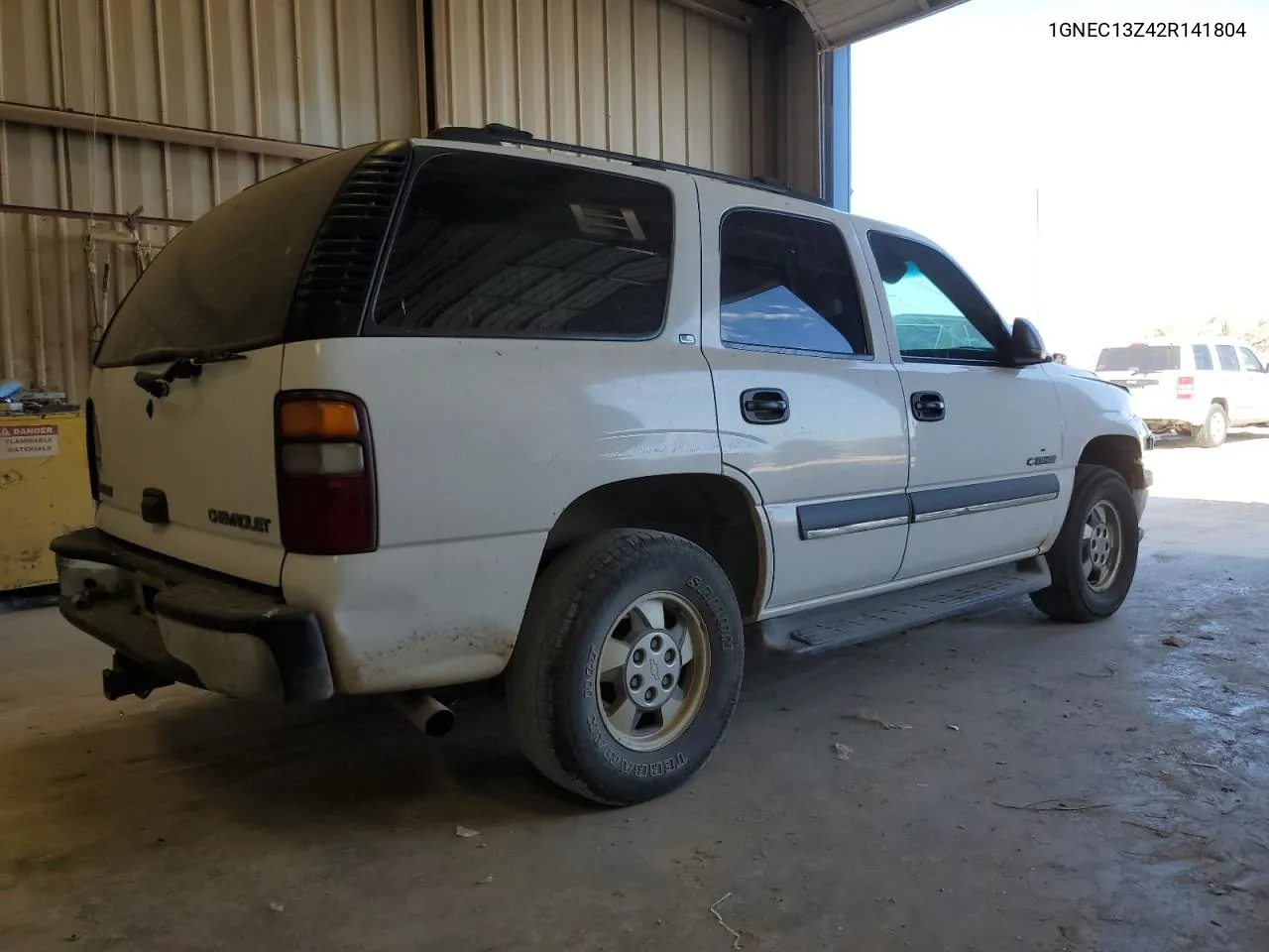 2002 Chevrolet Tahoe C1500 VIN: 1GNEC13Z42R141804 Lot: 72416544