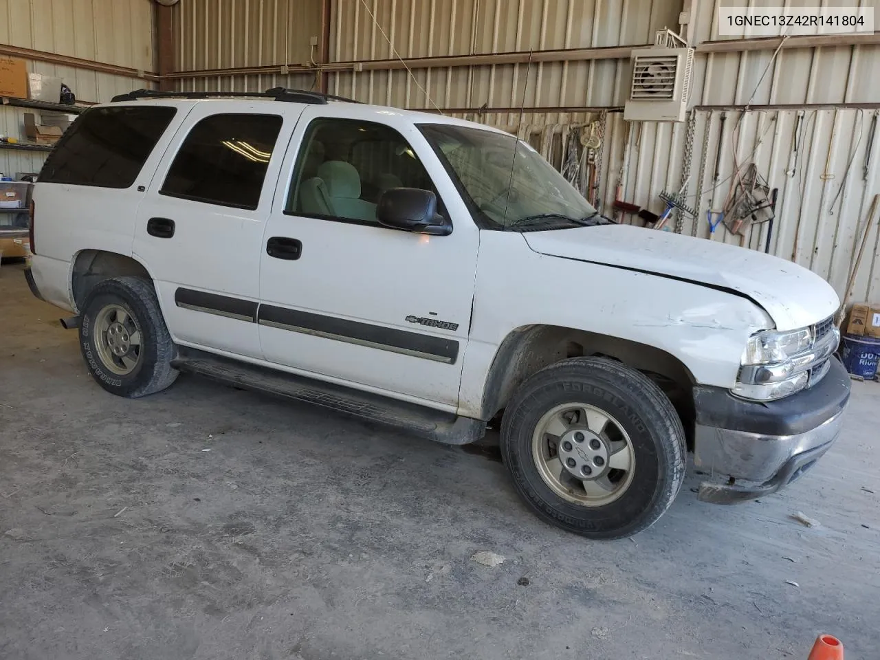 2002 Chevrolet Tahoe C1500 VIN: 1GNEC13Z42R141804 Lot: 72416544