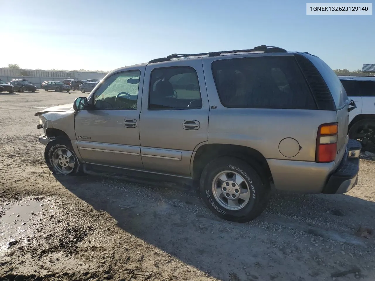 2002 Chevrolet Tahoe K1500 VIN: 1GNEK13Z62J129140 Lot: 72840814