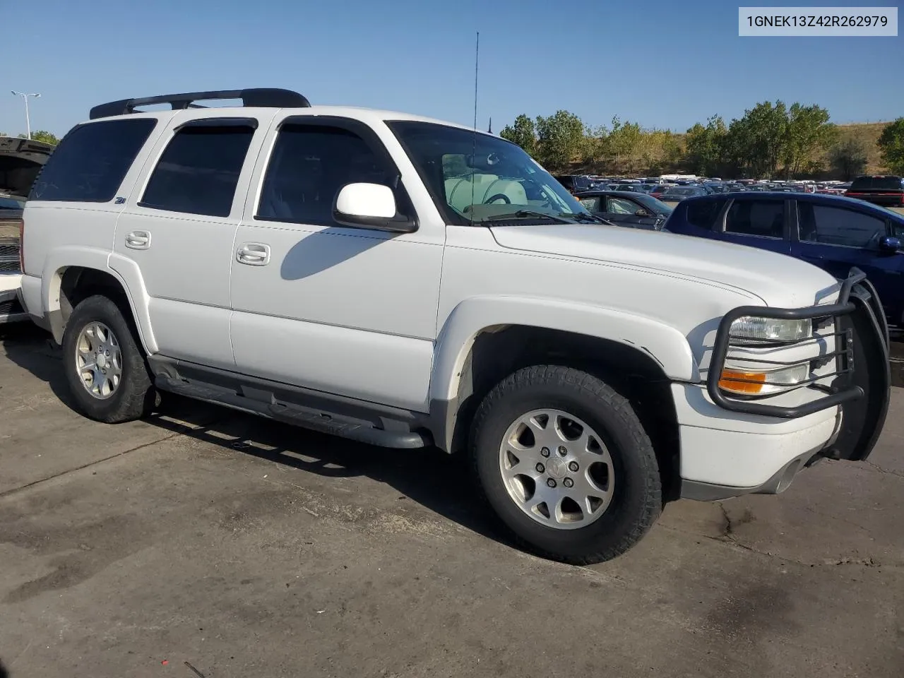 2002 Chevrolet Tahoe K1500 VIN: 1GNEK13Z42R262979 Lot: 72946504