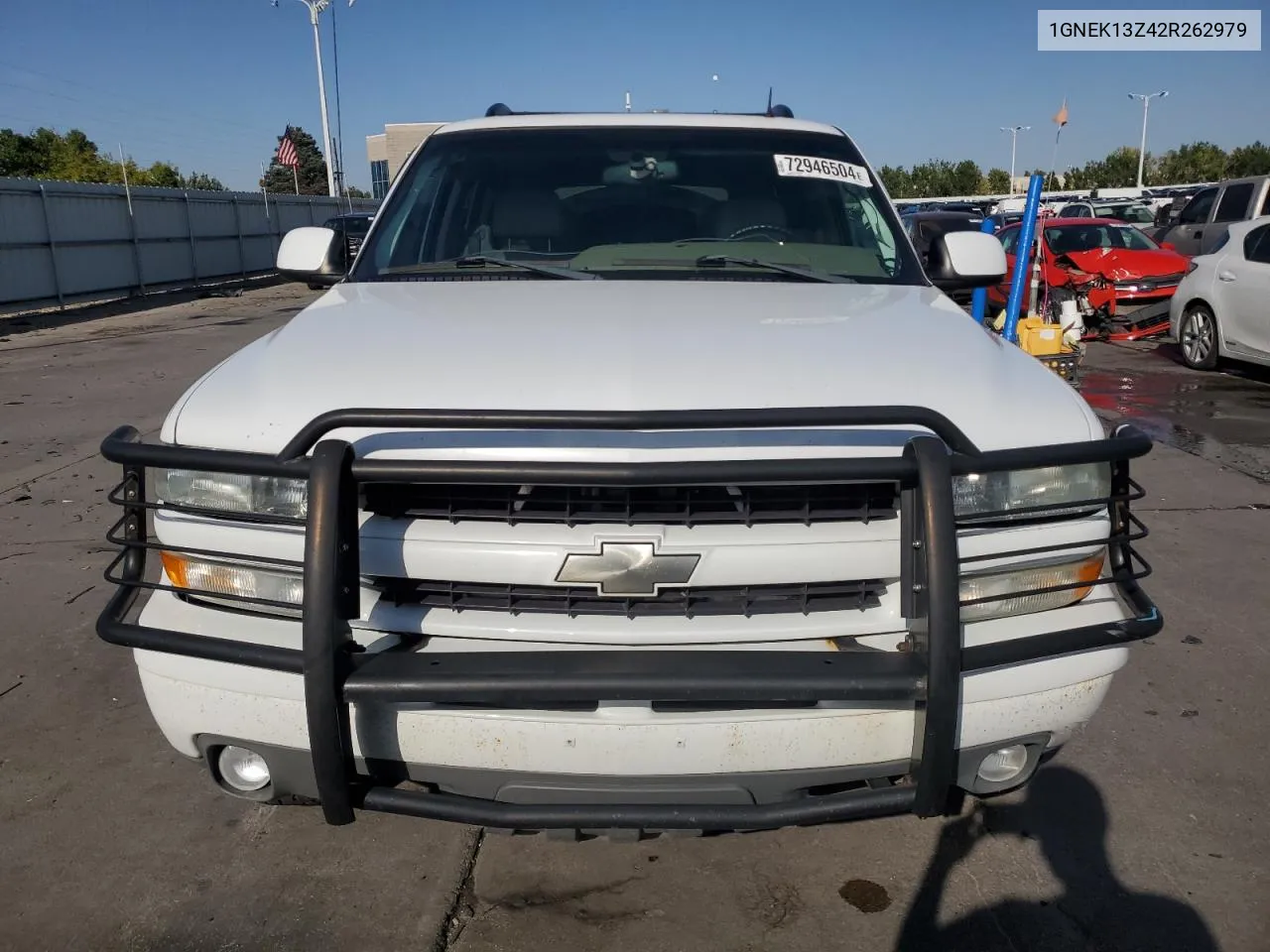 2002 Chevrolet Tahoe K1500 VIN: 1GNEK13Z42R262979 Lot: 72946504