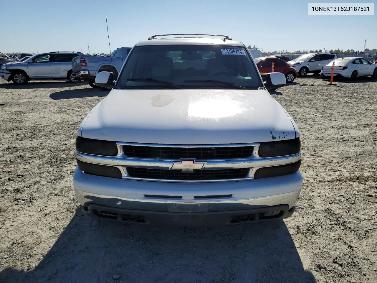 2002 Chevrolet Tahoe K1500 VIN: 1GNEK13T62J187521 Lot: 73104714