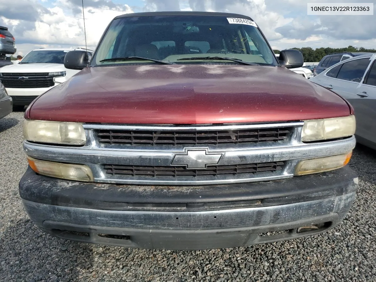 2002 Chevrolet Tahoe C1500 VIN: 1GNEC13V22R123363 Lot: 73884294