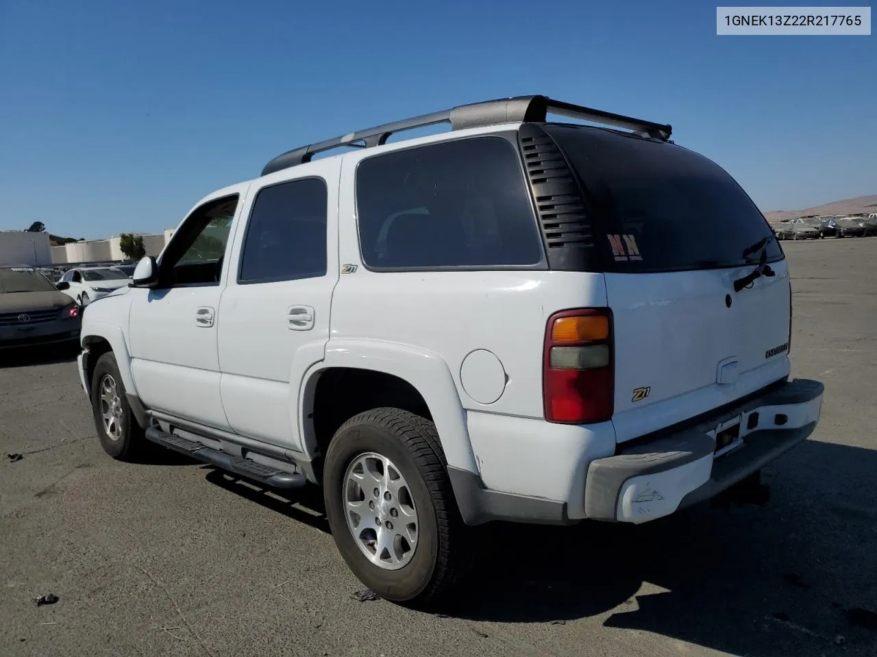 2002 Chevrolet Tahoe K1500 VIN: 1GNEK13Z22R217765 Lot: 73896594