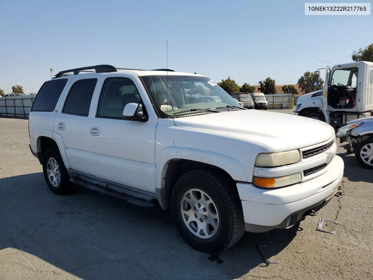 2002 Chevrolet Tahoe K1500 VIN: 1GNEK13Z22R217765 Lot: 73896594