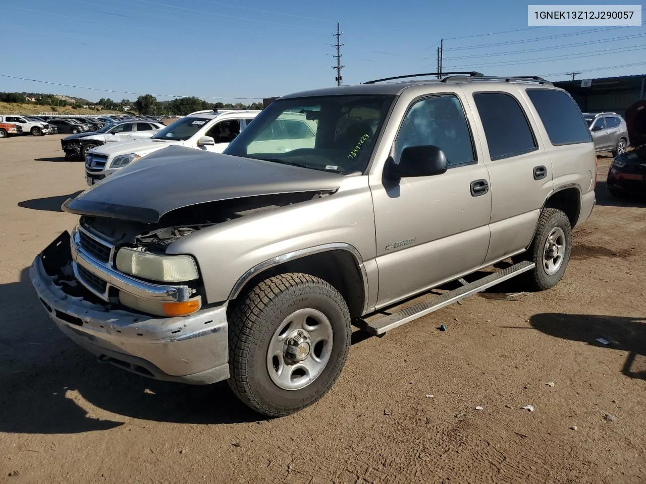 2002 Chevrolet Tahoe K1500 VIN: 1GNEK13Z12J290057 Lot: 73997224