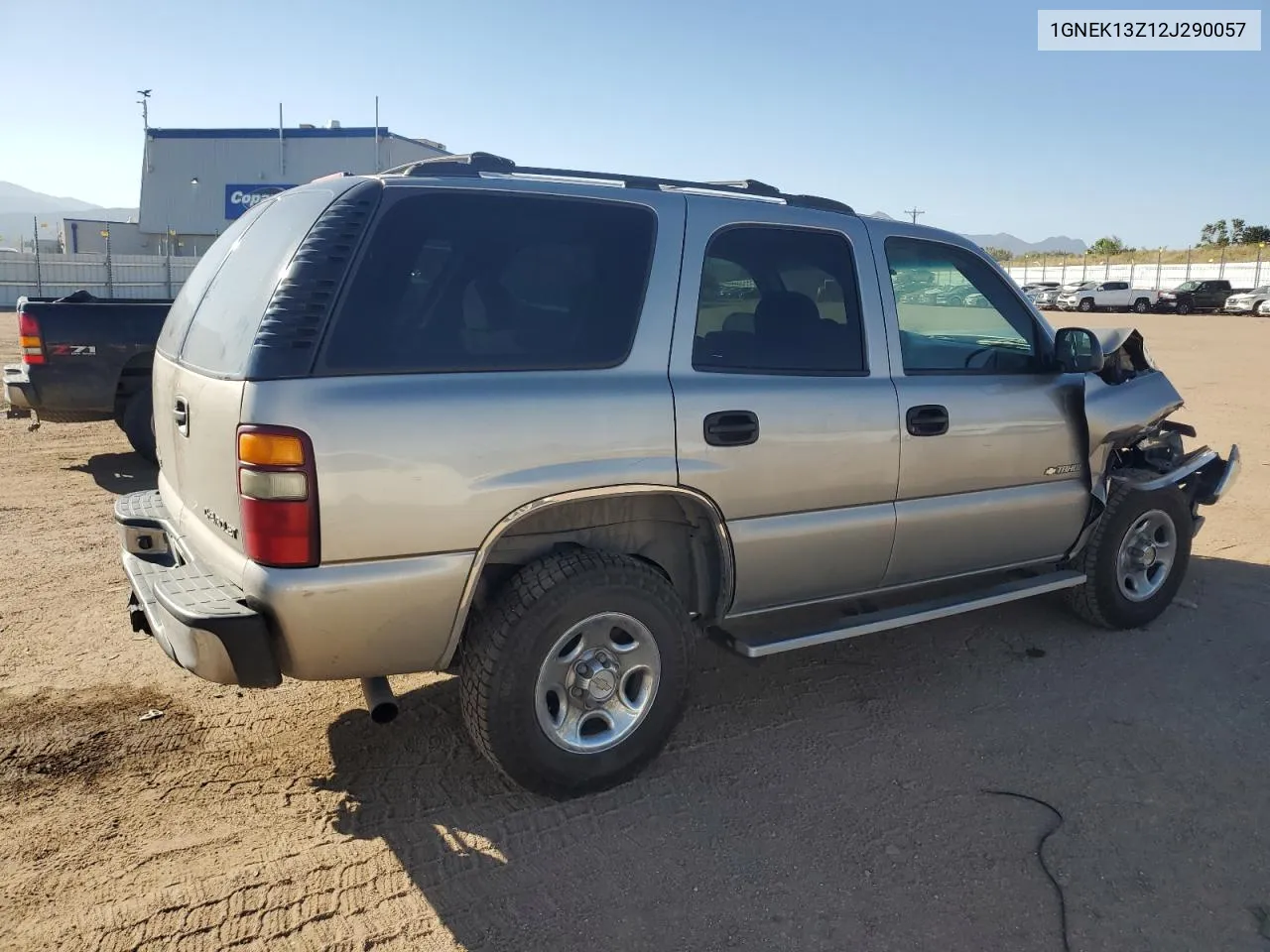 2002 Chevrolet Tahoe K1500 VIN: 1GNEK13Z12J290057 Lot: 73997224