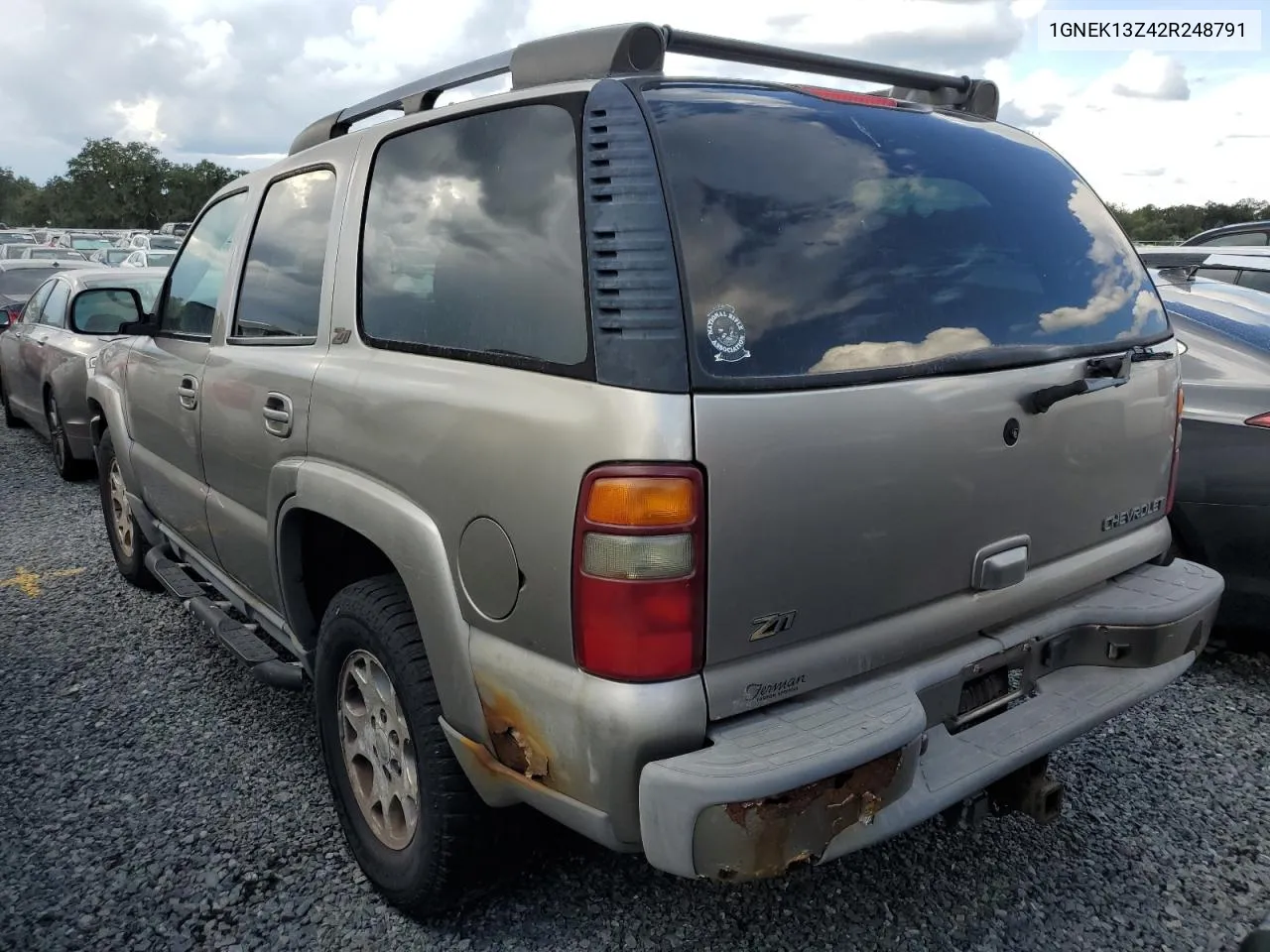 2002 Chevrolet Tahoe K1500 VIN: 1GNEK13Z42R248791 Lot: 74087854