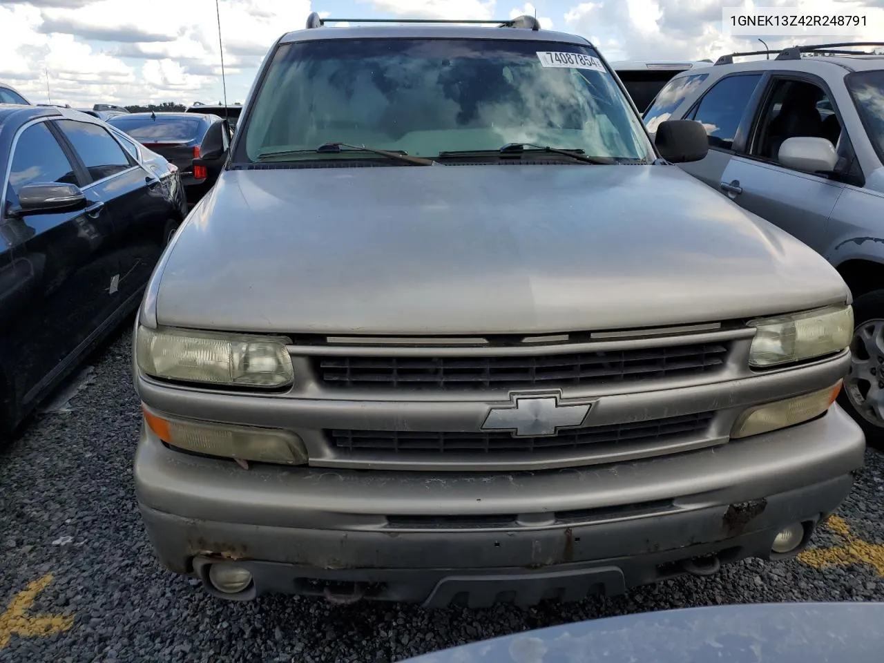 2002 Chevrolet Tahoe K1500 VIN: 1GNEK13Z42R248791 Lot: 74087854