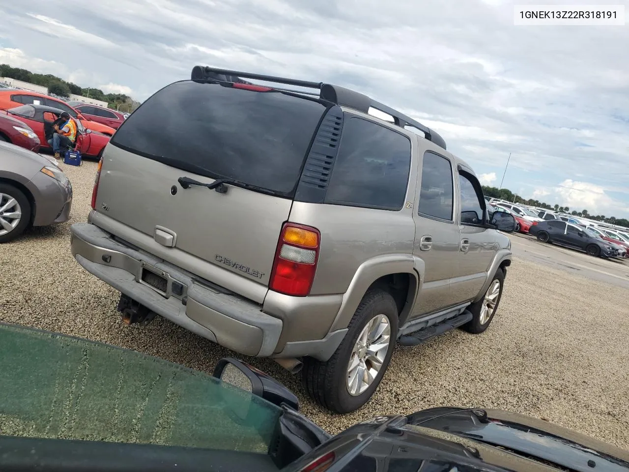 2002 Chevrolet Tahoe K1500 VIN: 1GNEK13Z22R318191 Lot: 74220284