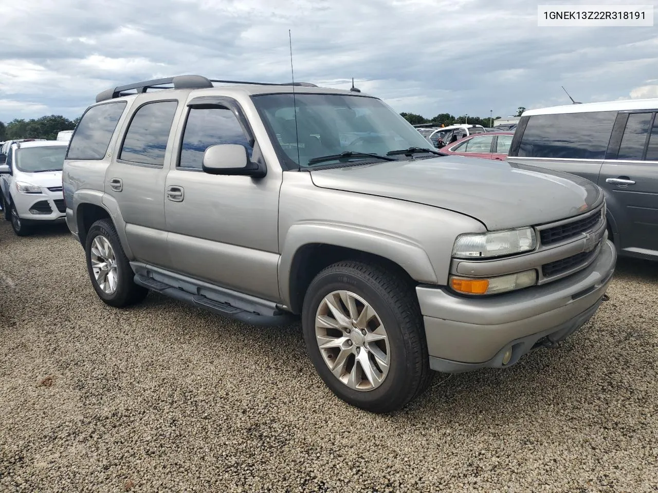 2002 Chevrolet Tahoe K1500 VIN: 1GNEK13Z22R318191 Lot: 74220284