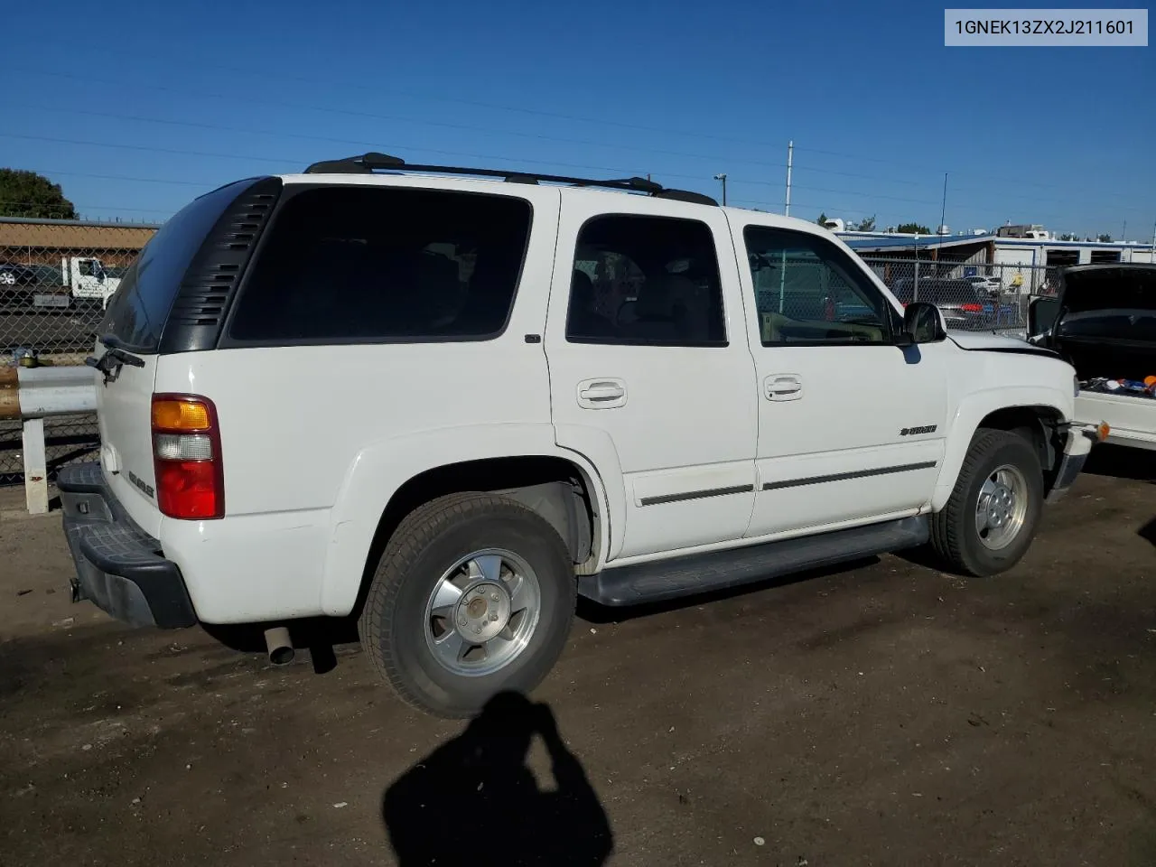 2002 Chevrolet Tahoe K1500 VIN: 1GNEK13ZX2J211601 Lot: 74288134