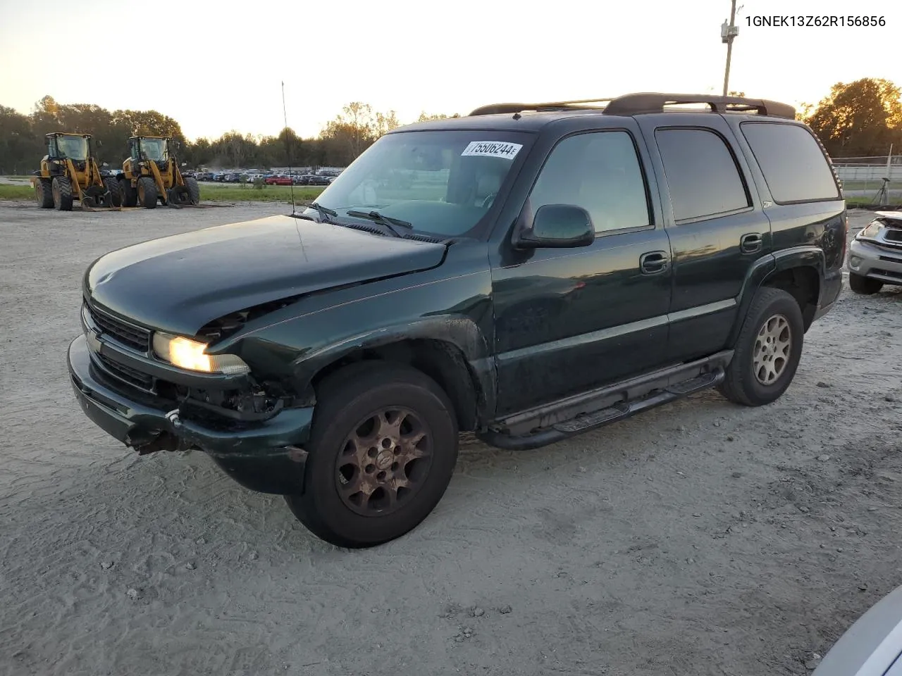 2002 Chevrolet Tahoe K1500 VIN: 1GNEK13Z62R156856 Lot: 75506244