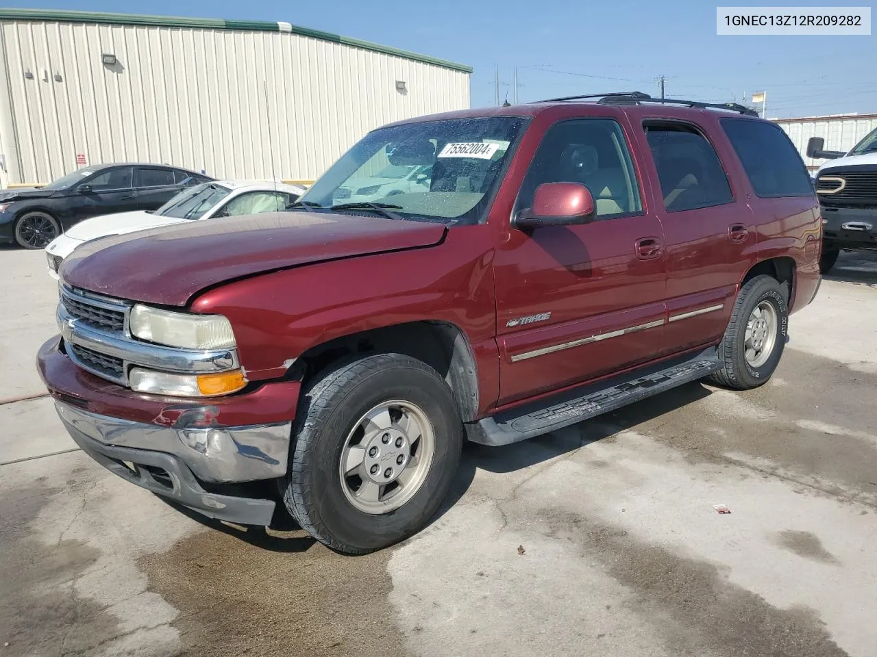 1GNEC13Z12R209282 2002 Chevrolet Tahoe C1500