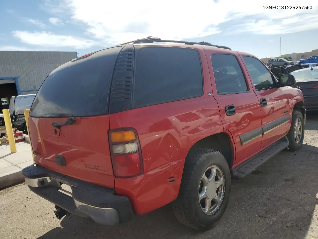 2002 Chevrolet Tahoe C1500 VIN: 1GNEC13T22R267560 Lot: 75644294