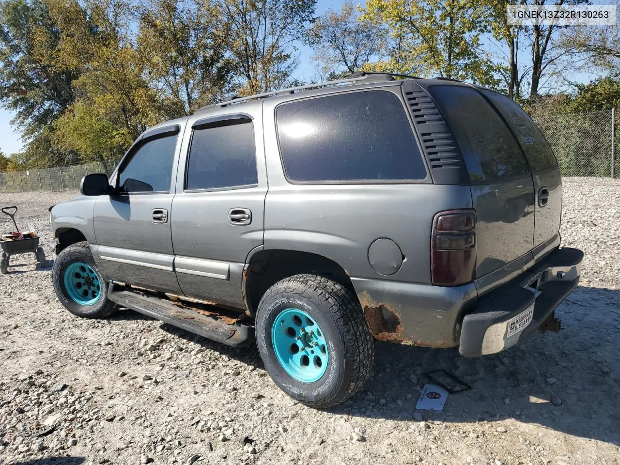 2002 Chevrolet Tahoe K1500 VIN: 1GNEK13Z32R130263 Lot: 75677274