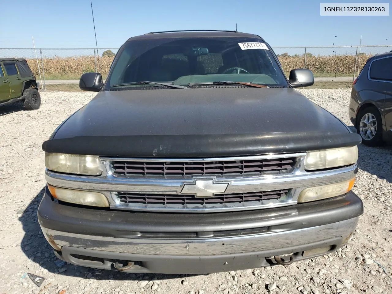 2002 Chevrolet Tahoe K1500 VIN: 1GNEK13Z32R130263 Lot: 75677274